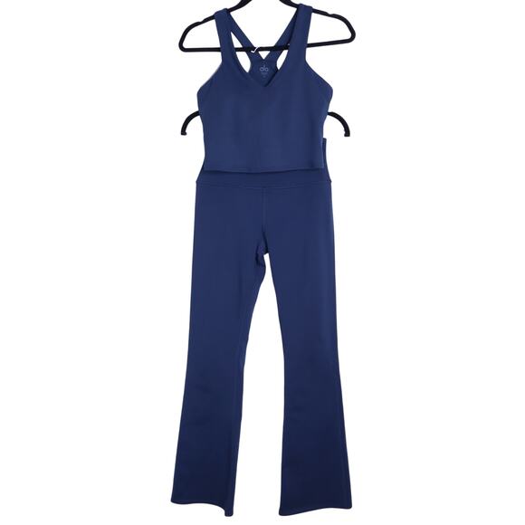 ALO Airbrush Real Bra Tank and High-Waist 7/8 Bootcut Legging Yoga Set Women's S - Picture 2 of 13